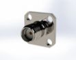 SMA Female Straight 4-Hole, Field Replaceable, Air Section Design, 5972-2CC