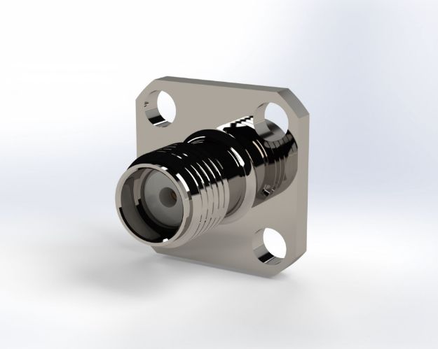 SMA Female Straight 4-H, Hermetic, Straight Termination, 5972-3CC