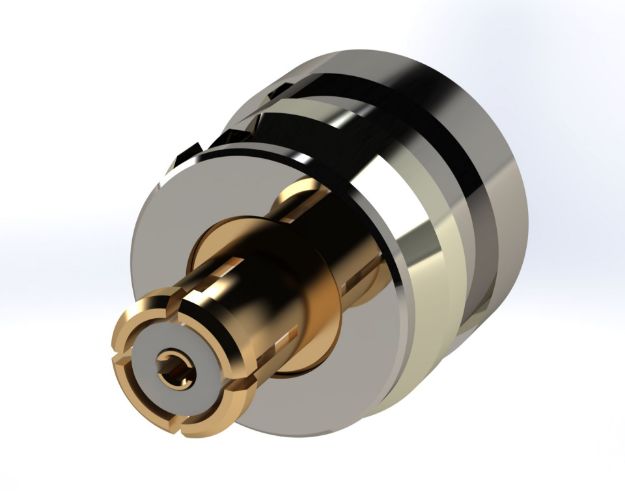 SMP Female Straight Float, Panel Mount for Low Loss XX-1087, P658-3CC