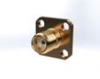 SMA Female 4-hole, .085 Semi Rigid  Connector, 5228-2SF