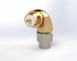 SMA Male Radius Right Angle, .085 Semi Rigid Connector, 5236-2