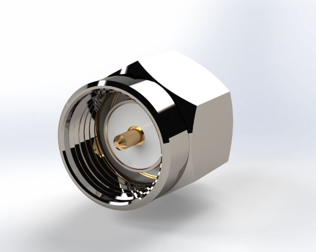 SMA Male Connector for .141 Semi Rigid Cable, 5285-1