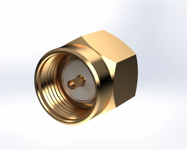 SMA Male Connector for .141 Semi Rigid Cable, Low Loss, 5285-3
