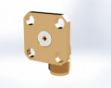 SMA Female Radius Right Angle to Field Replaceable (.02)0" PIN, 5530-2CCSF