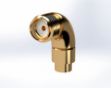 SMA Female Radius Right Angle, .085 Semi Rigid, 5235-2