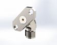 SMA Female Straight 2-Hole, Field Replaceable (.015) Connector, 5660-5CC