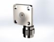TNC Female SWEPT Right Angle,4-Hole, Field Replaceable (.036), 9042-1CCSF