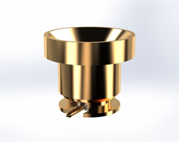 SMP Male Straight PCB Surface Mount Connector, Catchers MITT