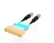 8 channel Vertical Launch CoreHC Solderless Ganged Interconnect to 3.5mm Male, TM7SSH28S5MS031C
