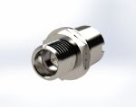 Straight SMP Male Bulkhead Full Detent to SMP Male Catchers MITT Connector