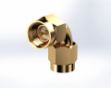 Radius Right Angle SMA Male to SMA Male Connector, 5065CC