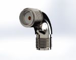 Radius Right Angle SMA Female to SMA Female Connector, 5095SF