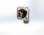 Radius Right Angle, 4-Hole Panel, SMP Male SB to SMA Female Connector