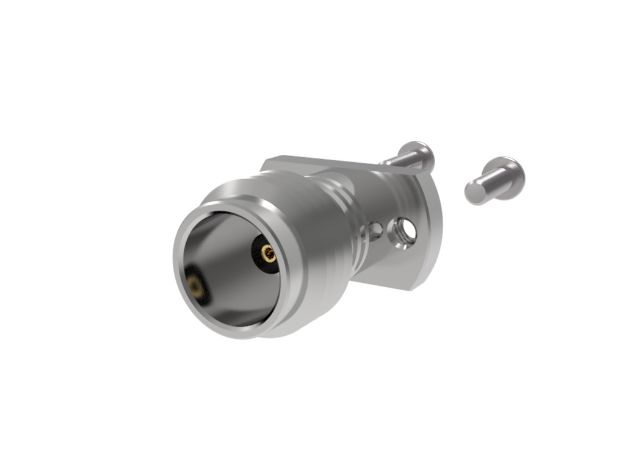 1.85mm Solderless Female Vertical Stripline Connector