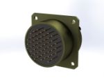 Connector, 38999II 22-53 PIN/PC-PI FILTER, "N" PLZN BACK