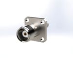 TNC Female Straight 4-Hole Flange Panel Mount Connector