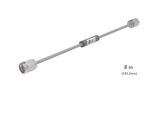 SEMI FLEX(R) SMA(M), 600, SMA(M), 8", 136366005208