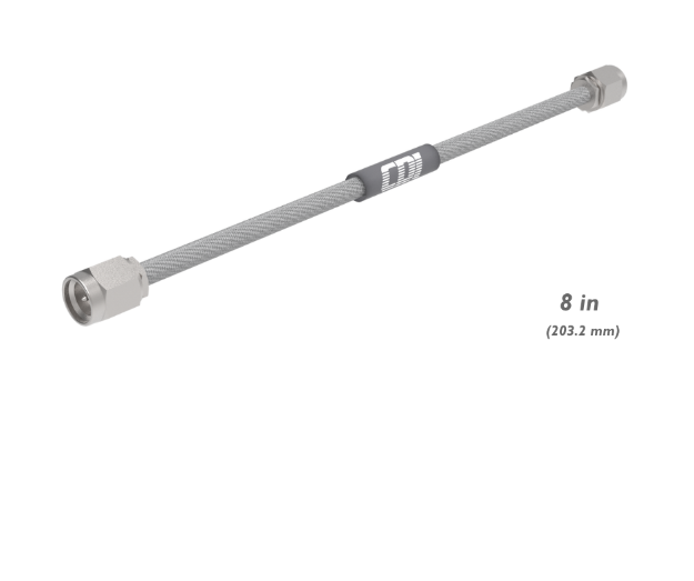 SEMI FLEX(R) SMA(M), 601, SMA(M), 8", 136366015208