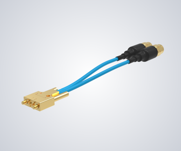 CoreCryo 047 NM Assy, 1xRow HC STRIPLINE 2CH to SMA(M), 31cm