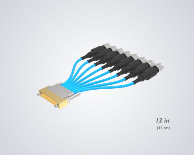 CoreHC 079 Assy, 1xRow HC2 8CH to 2.92mm(M), 031cm